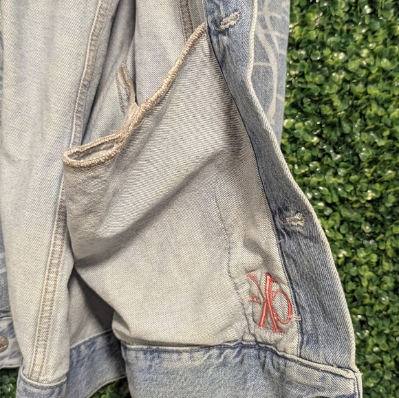 Calvin Klein Abstract Demin Jacket, Large - Picture 8 of 12